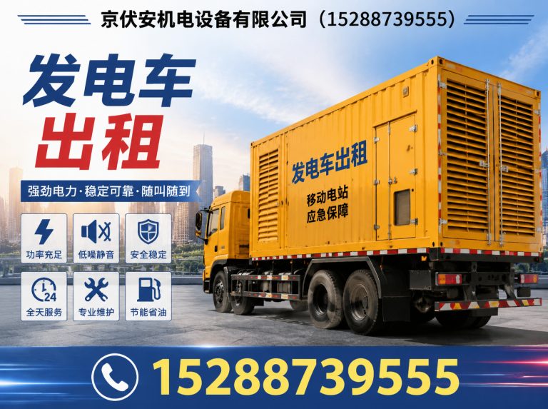 龙岩发电车出租展示图